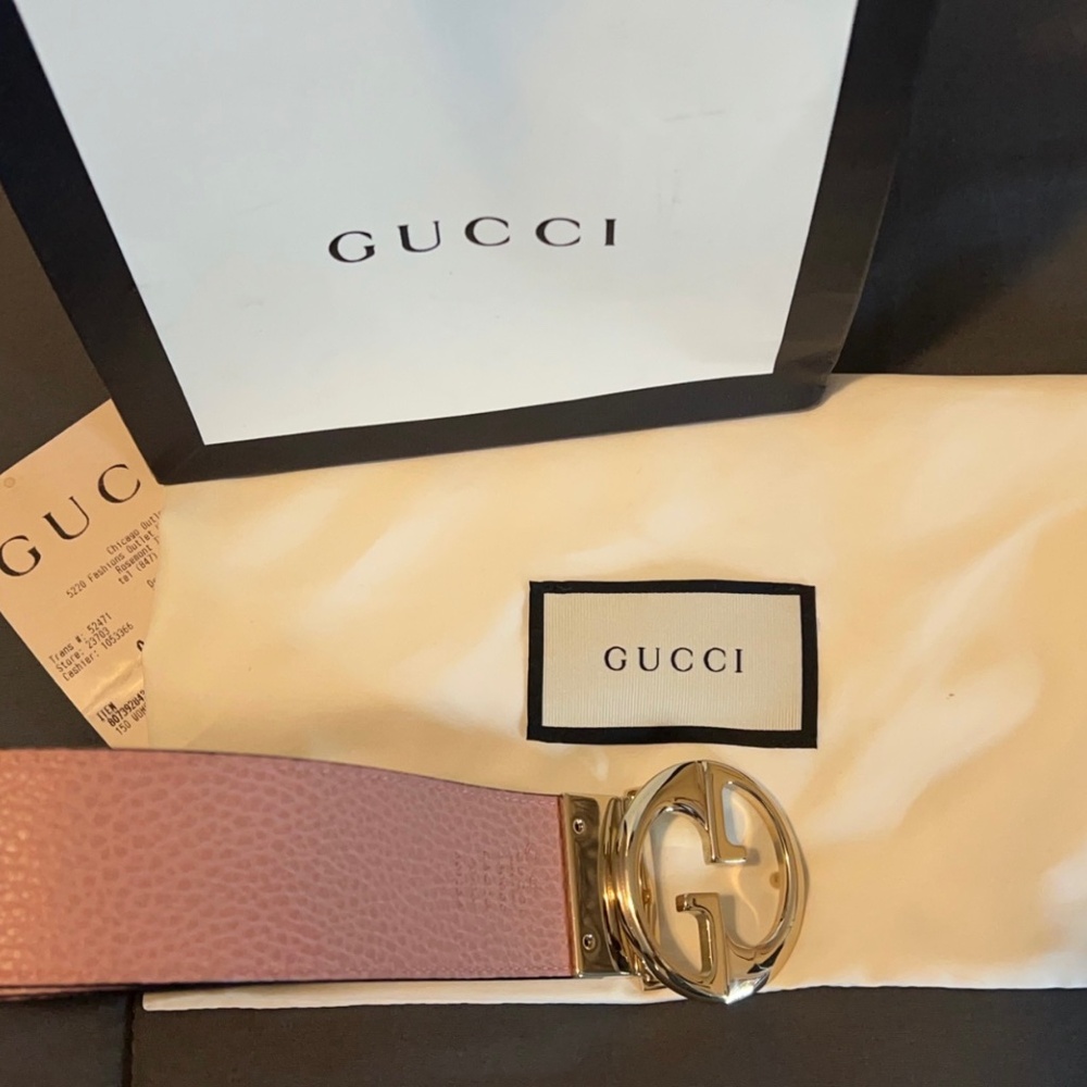 Womens Gucci reversible belt